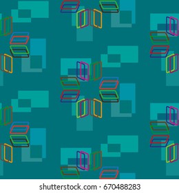 Endless abstract pattern. Background texture.  Vector illustration.