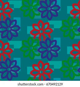 Endless abstract pattern. Background texture.  Vector illustration.