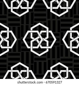 Endless abstract pattern. Background texture.  Vector illustration.