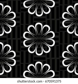 Endless abstract pattern. Background texture.  Vector illustration.