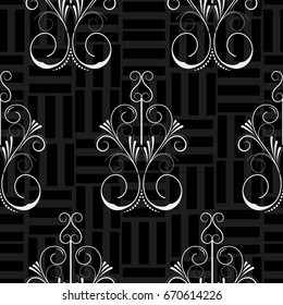 Endless abstract pattern. Background texture.  Vector illustration.