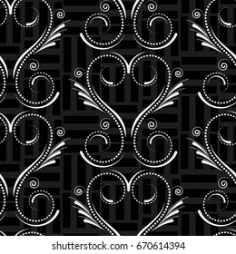 Endless abstract pattern. Background texture.  Vector illustration.