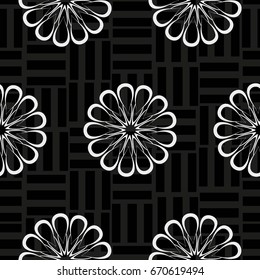 Endless abstract pattern. Background texture.  Vector illustration.