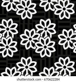 Endless abstract pattern. Background texture.  Vector illustration.