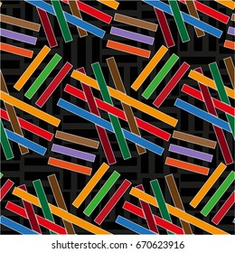 Endless abstract pattern. Background texture.  Vector illustration.