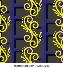 Endless abstract pattern. Background texture.  Vector illustration.