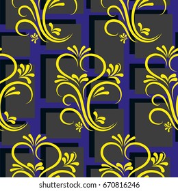 Endless abstract pattern. Background texture.  Vector illustration.