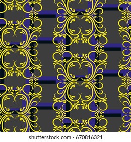Endless abstract pattern. Background texture.  Vector illustration.