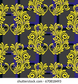 Endless abstract pattern. Background texture.  Vector illustration.