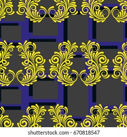 Endless abstract pattern. Background texture.  Vector illustration.