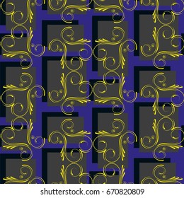Endless abstract pattern. Background texture.  Vector illustration.