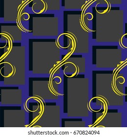 Endless abstract pattern. Background texture.  Vector illustration.