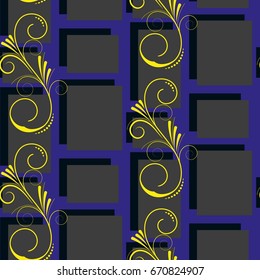 Endless abstract pattern. Background texture.  Vector illustration.