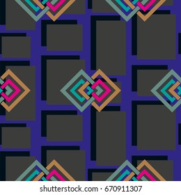Endless abstract pattern. Background texture.  Vector illustration.
