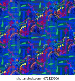 Endless abstract pattern. Background texture.  Vector illustration.