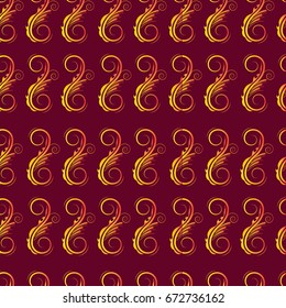 Endless abstract pattern. Background texture.  Vector illustration.