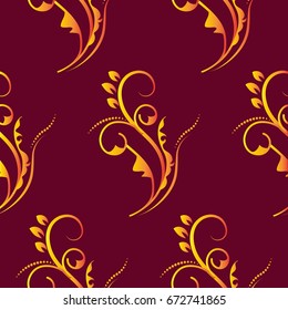 Endless abstract pattern. Background texture.  Vector illustration.