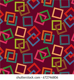 Endless abstract pattern. Background texture.  Vector illustration.