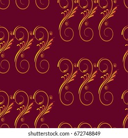 Endless abstract pattern. Background texture.  Vector illustration.