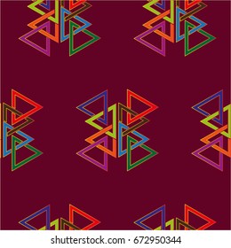 Endless abstract pattern. Background texture.  Vector illustration.