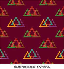 Endless abstract pattern. Background texture.  Vector illustration.