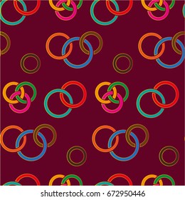 Endless abstract pattern. Background texture.  Vector illustration.
