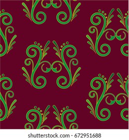 Endless abstract pattern. Background texture.  Vector illustration.