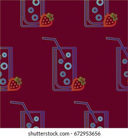 Endless abstract pattern. Background texture.  Vector illustration.