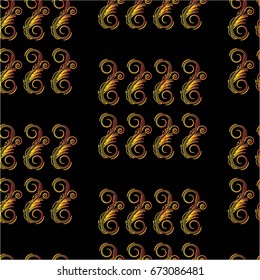 Endless abstract pattern. Background texture.  Vector illustration.
