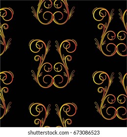 Endless abstract pattern. Background texture.  Vector illustration.