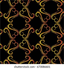 Endless abstract pattern. Background texture.  Vector illustration.