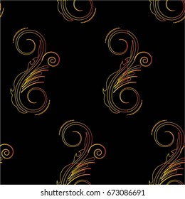Endless abstract pattern. Background texture.  Vector illustration.
