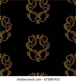 Endless abstract pattern. Background texture.  Vector illustration.