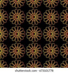 Endless abstract pattern. Background texture.  Vector illustration.