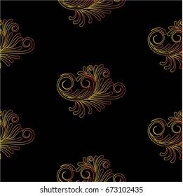 Endless abstract pattern. Background texture.  Vector illustration.