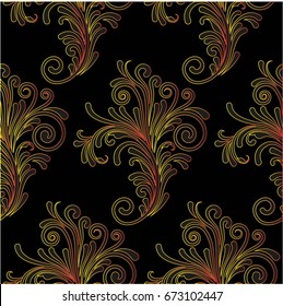 Endless abstract pattern. Background texture.  Vector illustration.