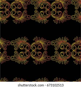 Endless abstract pattern. Background texture.  Vector illustration.