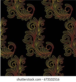 Endless abstract pattern. Background texture.  Vector illustration.
