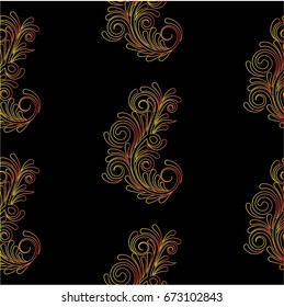 Endless abstract pattern. Background texture.  Vector illustration.