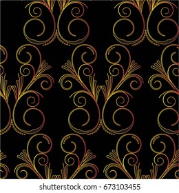 Endless abstract pattern. Background texture.  Vector illustration.