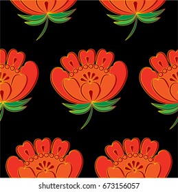 Endless abstract pattern. Background texture.  Vector illustration.