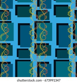 Endless abstract pattern. Background texture.  Vector illustration.