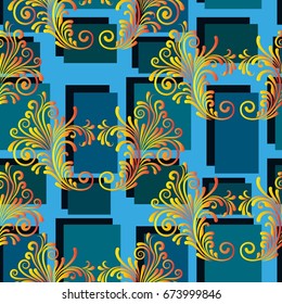 Endless abstract pattern. Background texture.  Vector illustration.