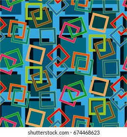 Endless abstract pattern. Background texture.  Vector illustration.