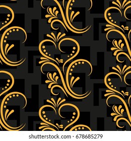Endless abstract pattern. Background texture.  Vector illustration.