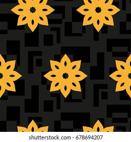 Endless abstract pattern. Background texture.  Vector illustration.