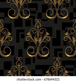 Endless abstract pattern. Background texture.  Vector illustration.
