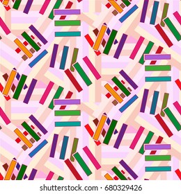Endless abstract pattern. Background texture.  Vector illustration.