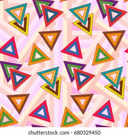 Endless abstract pattern. Background texture.  Vector illustration.