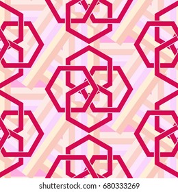 Endless abstract pattern. Background texture.  Vector illustration.
